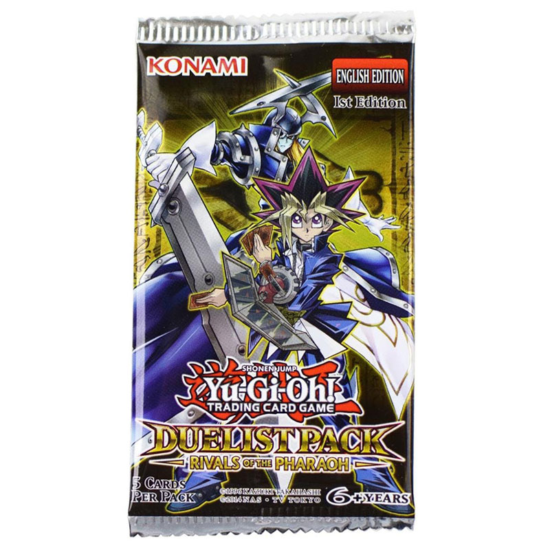 YuGiOh Duelist Pack Rivals of the Pharaoh 1st Edition 5Card Booster